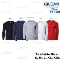 在飛比找蝦皮購物優惠-Gildan Premium 76400 長袖純色 T 恤,