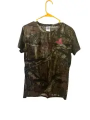 Womens Mossy Oak Break-up Infinity Long Sleeve T Shirt Size L Camo