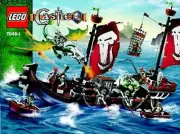 LEGO New Instruction 7048 Castle Fantasy Era Troll Warship Manual Book 1 Only