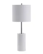 JONATHAN Y Aksel 25.5in Marble LED Table Lamp