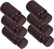 COMNESTBI 6Pcs Wide Mouth Chemical Bottle Sample Container High Temperature Resistant Sealing Liquid Storage for Laboratory Experiments Leakproof Design