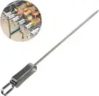 Barbecue Skewers Stainless Steel Kabob Skewers with Quick Release Handle Slider