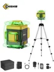 16 Lines Laser Level with Tripod 4x360° Self Leveling Green Laser Level,4D Gr...