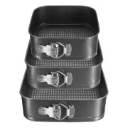 7/8/9 Inch Springform Pan Nonstick Cake Pan with Removable Bottom, Black
