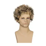 Halloween Wig Headgear Man Fake Hairpiece Wigs Fashion Curly for