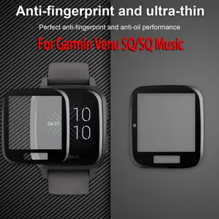 Garmin Venu SQ 手錶螢幕保護貼 3D手錶保護貼 霧面碳纖維適用於 Garmin Venu Sq music