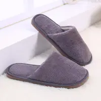 在飛比找Coupang 酷澎優惠-THE ZAKKA 簡約色系絨毛室內拖鞋