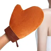 Tanning Mitt | Tanner Lotion Applicator - Soft Portable Tanning Mitt for Sensitive Skin Women Men Hands Back Body Legs Shower Home Travel Bed