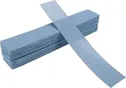 X AUTOHAUX 50 Pcs Sanding Discs Wet Dry Waterproof Hook&Loop Sandpaper for Woodworking, Automotive Refinishing 2.76Inch x 15.75Inch 80 Grit Blue Ceramic Abrasive