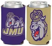 James Madison Dukes TWO COLOR Can Cooler 12 oz.