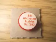ELGIN 881 Factory Watch Replacement PART #283 - ESCAPE & PINION WHEEL COMPLETE