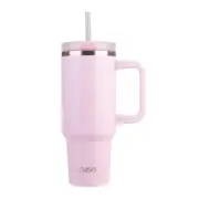 Oasis Commuter Double Wall Insulated Travel Tumbler 1.2L - Pink Lemonade