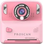 PROSCAN Childrens Digital Camera - Color Instant Print Camera for Kids | Instant Cameras That Print Photos for Kids | Kids Thermal Camera Instant Print