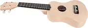 Totority 1set Ukulele Diy Kit Unfinished Hand-painting Guitar Supplies for Beginners Lightweight Basswood Material for Creative Projects and Musical Learning
