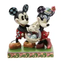 在飛比找momo購物網優惠-【Enesco】精品家飾 Disney 迪士尼 米奇和米妮春