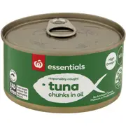 Essentials Tuna In Oil 185g