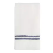 Caravan Home Vintage Linen Ivory/Navy Towels 20X30 - Set Of 2