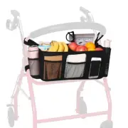 Upgraded Rollator Basket, Large Rollator Walker Accessories Bag with Multiple...