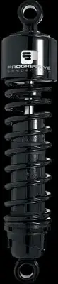 Prog 412 Rear Shock Damper 13in Black Heavy Duty Harley Low Rider 87-92