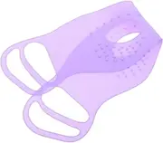 Sleep Eye for Relaxation Double-sided Silicone Eye Patch Anti-skid Hanging Design Violet Massage