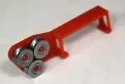 Filament Guide with 3 steel bearings for Creality CR-10S Pro V2 3D Printer RED