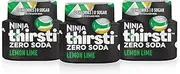 Ninja Thirsti Flavored Water Drops, Zero SODA Lemon Lime, Classic Soda Flavors, Sparkling or Still, Zero Calories, Zero Sugar, Makes 17, 12oz Drinks, 3 Pack, WCFLNLMAM