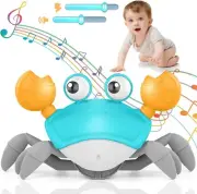 Crawling Crab Toy 2.0-2024 Baby Boy Tummy Time Walking Activity Crawly Crabby So