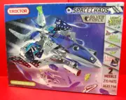 Brand New Space Chaos Silver Force Erector Set 7101 2 Models 270 Parts