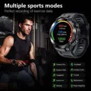GPS Smart Watch Outdoor Fitness Sports Watches For Men, Waterproof 24-Hour Heart