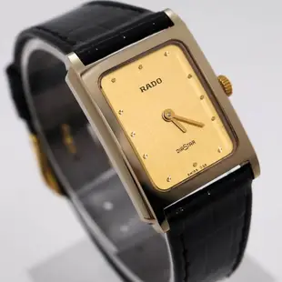 從日本出貨 正品 RADO DIASTAR 腕錶金藍寶石玻璃 可愛的 時髦 展示 時尚 配件