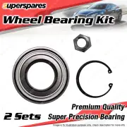 2x Front Wheel Bearing Kit for PEUGEOT 206 XR XT 1.4L 1.6L I4 1999-2007