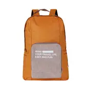 Folding Travel Storage Backpack Suitcase Organizer Polyester Bag ORANGE COLOR