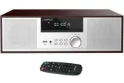 LONPOO Stereo Shelf System for Home, Vintage CD Player 40W RMS Micro Mini System