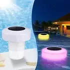 Swimming Pool Float Solar Lighted Float Fits 4X3 Tables Anti-Sink Pool Dispense