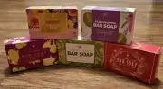 5 BARS Assorted BOLERO PLANT BASED BAR SOAP 5 oz, 6.25