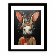 Rabbit Modern Art Framed print Art Poster