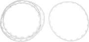 4PCS Car Wheel Rim Protector, 20 Inches Wheel Guard Rim Protecting Trim Ring from Curb Rash, Wheel Edges Trim Accessories, Replacement for Tesla Model Y 2021-2023 (White)