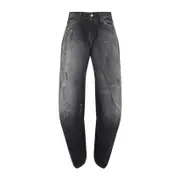 [Acne Studios] Acne Studios-Black Cotton Trafalgar Jeans-Donna 28/30 WAIST