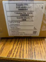 Delta DPR 3000 Rectifier ESR-48/60 A A-T P/N 33930 NEW