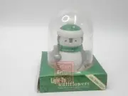 Vintage Slatkin Bath & Body Works Light Up Wallflower Unit Penguin w/ Green Hat