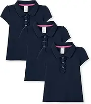 [Gymboree] Toddler Girls Short Sleeve Ruffle Polo Shirt