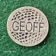 Personalized Metal Golf Ball Marker for Geoff