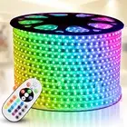 RGB LED Strip Light, AC 110-120V Flexible/Waterproof/Multi Colors/Multi-Modes Fu