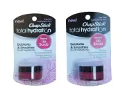 2ct - ChapStick Total Hydration, Sugar Plum Lip Conditioning Scrub