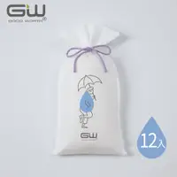 在飛比找PChome24h購物優惠-GW水玻璃永久除濕袋(小) 110g (12入)