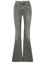 Frame Le High Flared-leg Jeans - Grey - 30 (W30 / UK12 / M) 30 (W30 / UK12 / M)