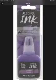 Alcohol Ink Lavender