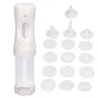 Electric Cookies Press Cake Cookies Maker Kit With 12 Discs And 4 Icing Tip For