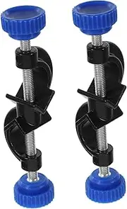 BELLIFFY 2pcs Laboratory Rack Clamp Adjustable Clamp Bracket Clamp Stand Clamp Holder with Boss Head Rod Lab Stand Head Clamp Holder Clip Holder Lab Clip Laboratory Supplies