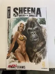 Sheena Queen Of The Jungle # 1 Fatal Exams…Original Cover Art